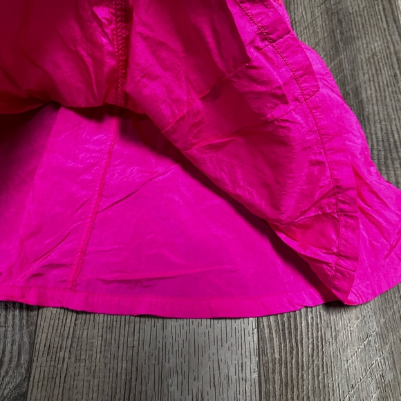 Vintage Nike Challenge Court Nylon Pleated hot Pink Tennis Skirt 6 skort pickle - Picture 6 of 9